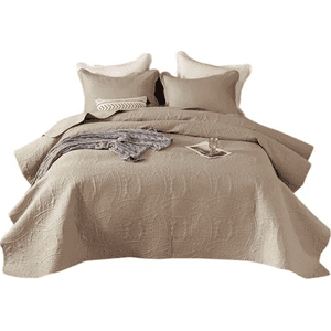 Genérico - Cobertor Verano King Unicolor Gris Claro Rey