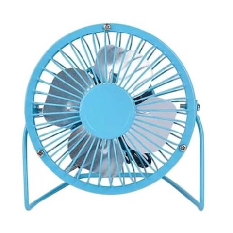 Tomasstore - Mini Ventilador Usb Metálico Portátil Potente Y Silencioso