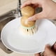 thumbnail image 4 of Juego de cepillos para platos de bambú Boao, 4 piezas, para cocina y baño, 4 of 7