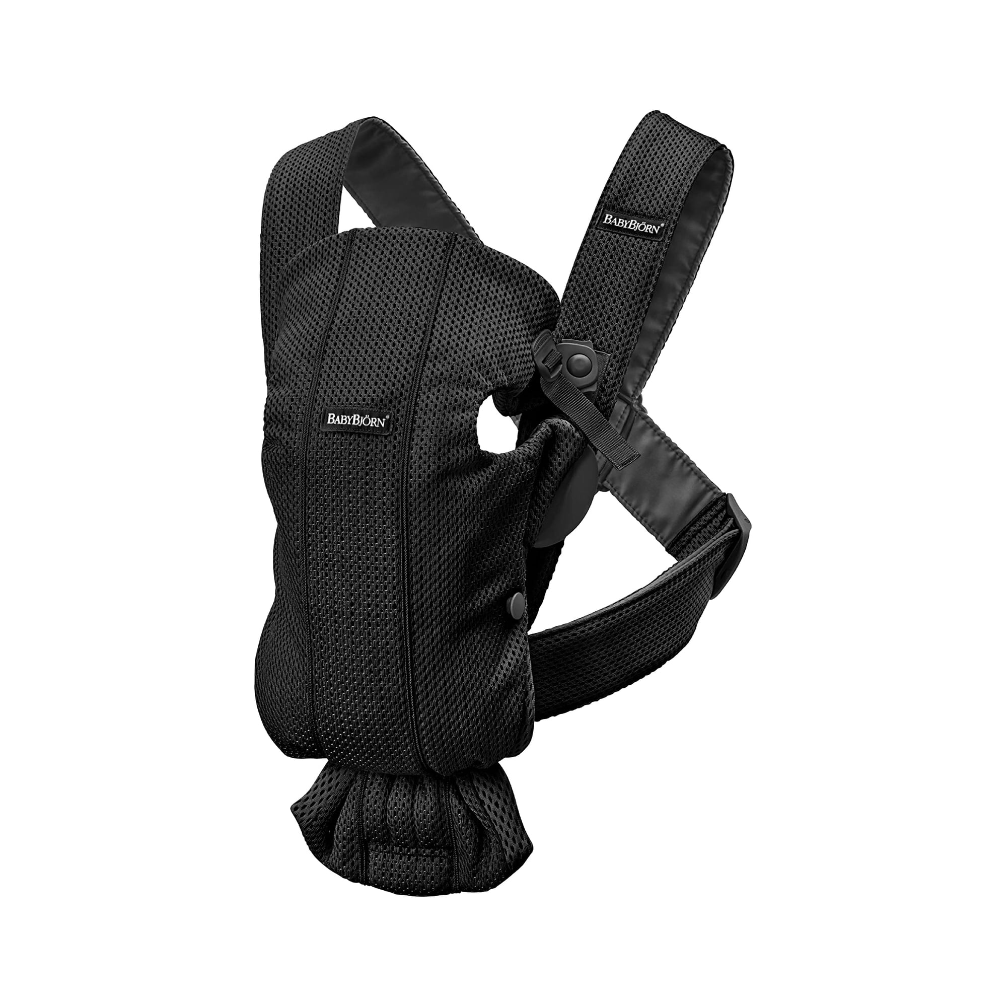 Portabebés Babybjörn Mini 3d Mesh Para Recién Nacidos Negro
