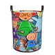 thumbnail image 1 of Cesta de Lavandería Redonda Pinky Dinky Doo con Asa, 1 of 6