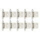 thumbnail image 2 of Bisagras de puerta de gabinete de 10 x 1/2", herrajes para puertas para muebles de RV, accesorios de repuesto versátiles, bisagra de cierre automático Plata, 2 of 5