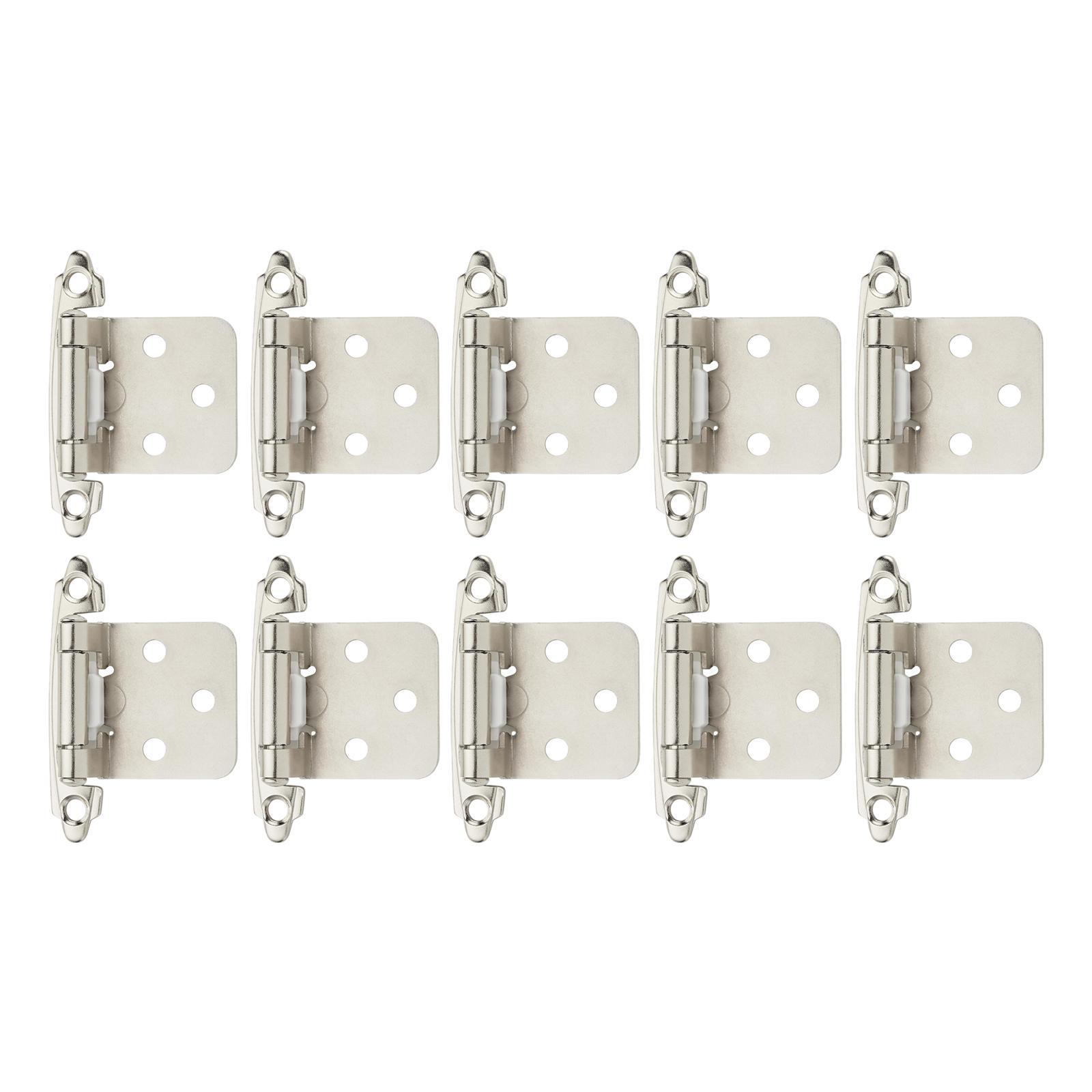 Bothyi - Bisagras De Puerta De Gabinete De 10X 1/2 Pulgadas, Herrajes De Puerta De Repuesto De Cierre Suave Y Silencioso