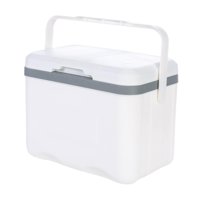 Magideal - Nevera Portátil De 6 L Para Alimentos Congelados O Calientes, Versátil Contenedor De Refrigeración Con Retención De Frío O Calor Para Barbacoas Comerc Blanco