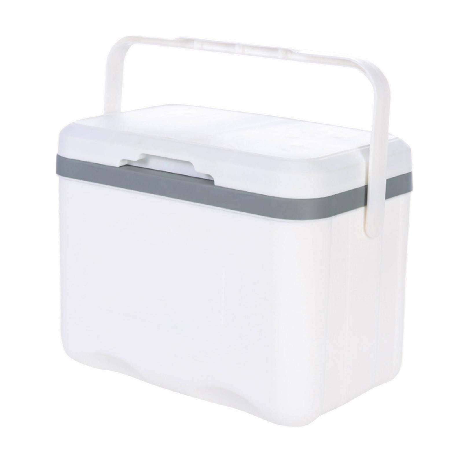 Magideal - Nevera Portátil De 6 L Para Alimentos Congelados O Calientes, Versátil Contenedor De Refrigeración Con Retención De Frío O Calor Para Barbacoas Comerc Blanco