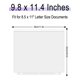 thumbnail image 2 of Fundas para archivador Antner pack de 8 unidades tamaño carta con cremallera de PVC, 2 of 8