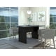 thumbnail image 3 of Mesa De Comedor Con Capacidad Para 6 Puestos 74,6x160x90 Cm Negro, 3 of 7