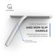 thumbnail image 2 of Espátula de ducha GÜTEWERK para puertas de cristal (silicona, 28 cm), color blanco, 2 of 8
