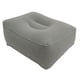 thumbnail image 1 of Almohadilla curva para reposapiés inflable, cojín cómodo para reposapiés, almohada suave para pies, plegable para oficina, viaje, ordenador, avión, Gris, 1 of 5
