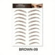 thumbnail image 1 of 6D Eyebrow Tattoos Stickers Makeup Long Lasting Black Brown Eyebrow Sticker Hair-Like Waterproof Natural Fake Eyebrow Stickers For Brow Grooming Shaping, 1 of 3