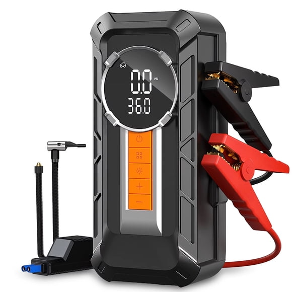 Arrancador Batería/ Compresor/powerbank/linterna Incluye Bolso 5 En 1