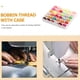 thumbnail image 2 of Caja de bobina transparente de 36 rejillas con bobina de hilo con color fijo, color brillante, color frío, caja de hilo de coser de 36 colores., 2 of 5