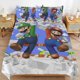 thumbnail image 1 of Super Mario Duvet Cover Set 3 Piece Bedding Set Double Sided Printing Decorative Comforter Cover Set, 1 of 5
