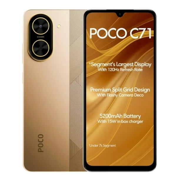 Xiaomi Poco C71 4g 3Gb+64Gb Dorado | Lider