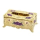 thumbnail image 3 of Inicio Caja De Papel De Seda Rectangular Funda Para Estuche Funda Dorado Morado, 3 of 5