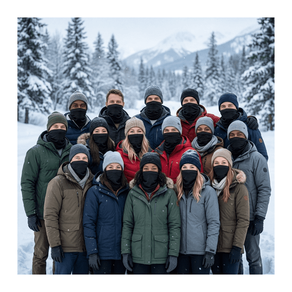 Pack 12 Cuellos Bandanas Multifuncionales Micropolar
