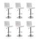 thumbnail image 1 of Pack 6 Sillas Taburete Tipo Bar Ajustable 60-80cm con Respaldo blanco, 1 of 7