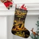 thumbnail image 2 of El Robot Salvaje Tema: Calcetines de Navidad, fino lino blanco para colgar en escaleras y chimenea, decoración navideña para el hogar, regalo de Navidad.54cm×38cm, 2 of 5