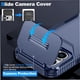 thumbnail image 4 of Funda Resistente para iPhone 17 Pro con Tapa Deslizante y Protección Militar Azul, 4 of 6