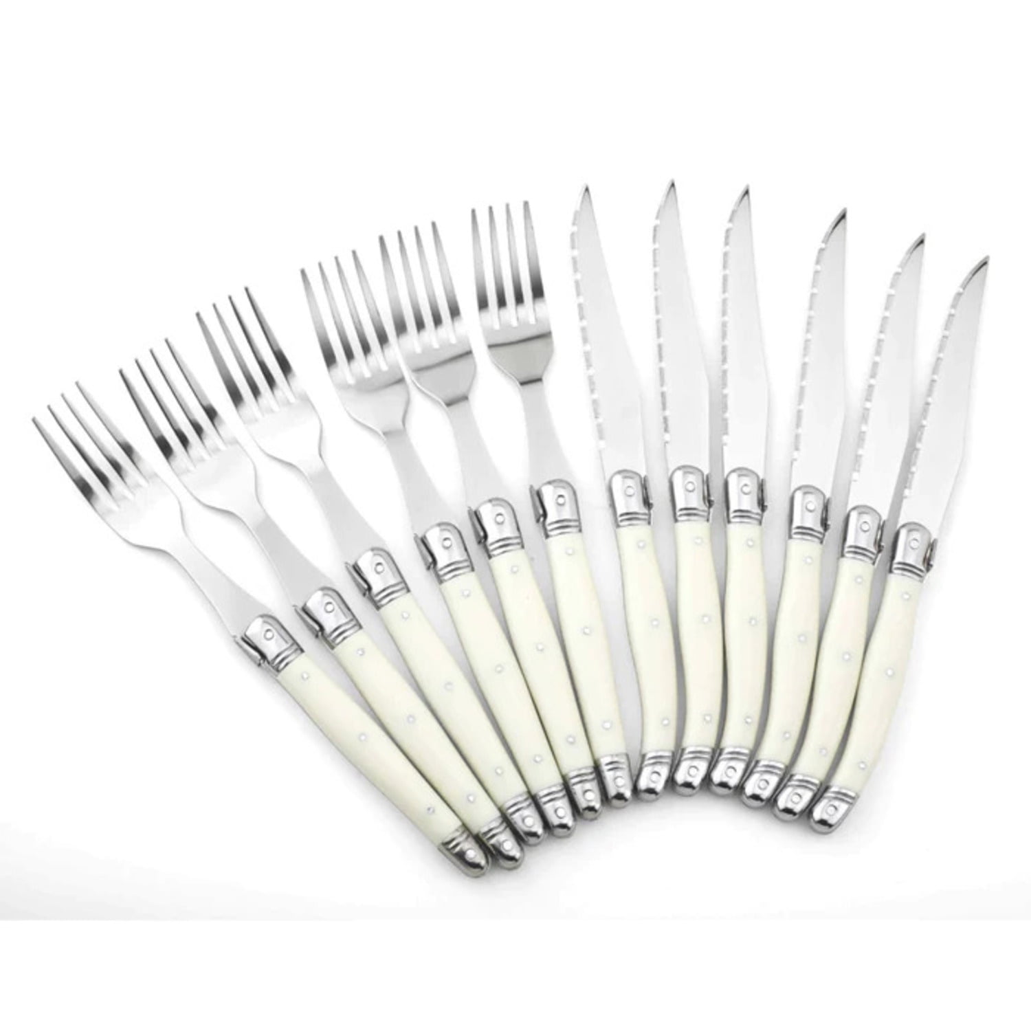 Set De Cubiertos Simple Cook Bone 12 Pzs