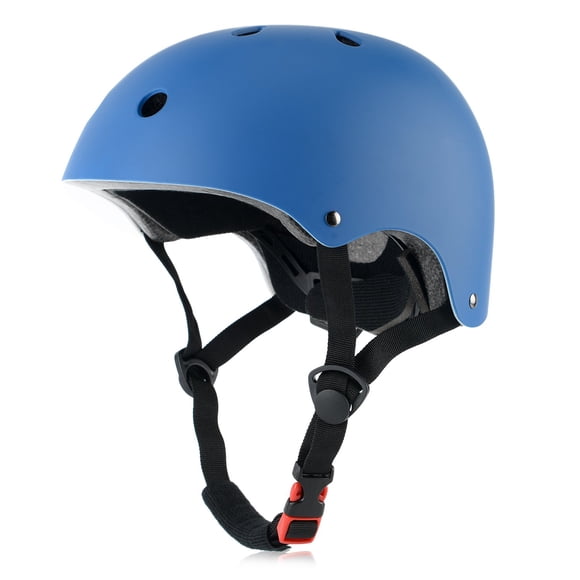 Casco de bicicleta OUWOER ajustable multideportivo para niños, azul