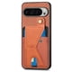 thumbnail image 2 of Funda Resistente para Google Pixel 9 Pro XL con Tarjetero y Soporte, Diseño Magnético Marrón, 2 of 4