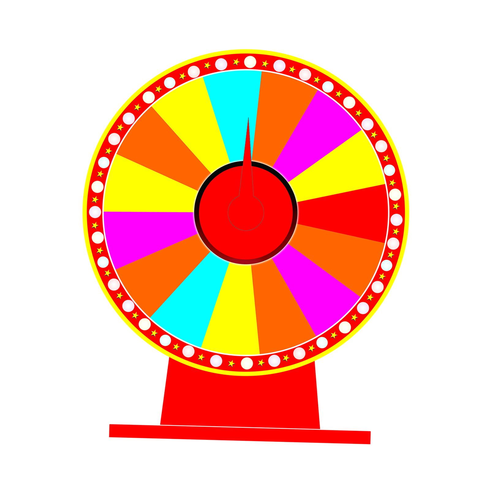Bothyi - Rueda De Ruleta Giratoria De Premio De Mesa Para Reuniones De Juegos De Fortuna De Carnaval 30cm Por Igual
