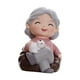 thumbnail image 4 of Linda Abuela Abuelo Estatua Miniatura Figurita Escritorio Torta Topper Muñeca Abuela, 4 of 5