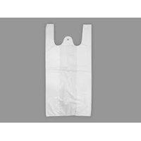 Genérica - Bolsas Camiseta Plásticas Blancas 33X40 Cm Pack 100 Unidades