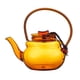 thumbnail image 5 of Tetera china de vidrio de borosilicato alto, tetera de Kung Fu, tetera ligera a prueba de calor de 200ml para regalos de inauguración de la casa , AMARILLO, 5 of 5