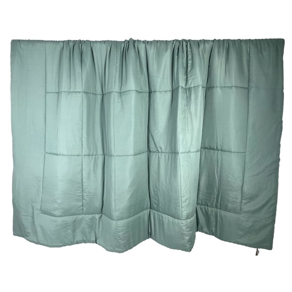 Plumón King Bicolor Verde/Gris 100% Poliéster