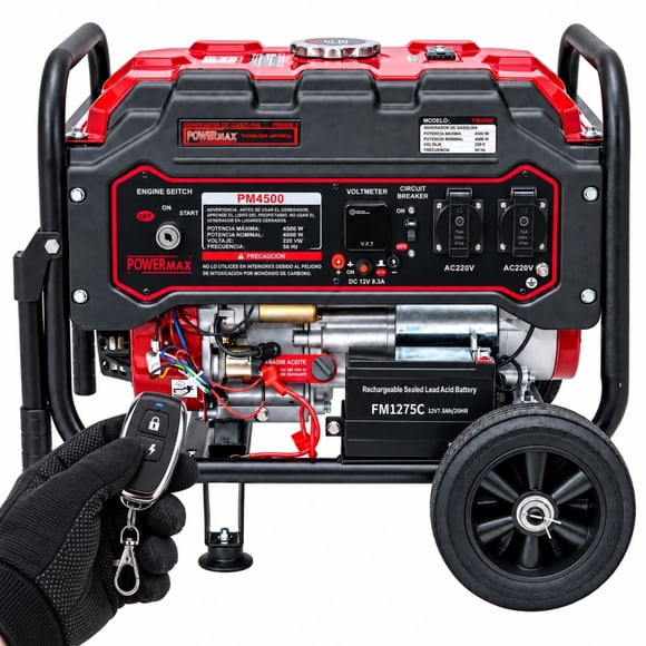 Generador Bencinero De 4500w Con Partida Eléctrica - Prof Japon
