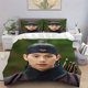 thumbnail image 1 of 3pcs Tyrant Kitchen Korean Ancient Samurai Print Bedding Set, 1 of 1