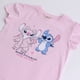 thumbnail image 3 of Pijama Manga Corta Niña Lilo & Stitch Disney Listado Rosado, 3 of 4