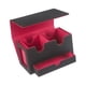 thumbnail image 1 of Caja De Baraja De Cartas Organización Cierre Magnético Contenedor Protección Tarjetero Rojo, 1 of 3