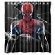 thumbnail image 1 of Cortina de ducha con diseño de Spider-Man y ganchos, tamaño 66 x 72 pulgadas, 1 of 3