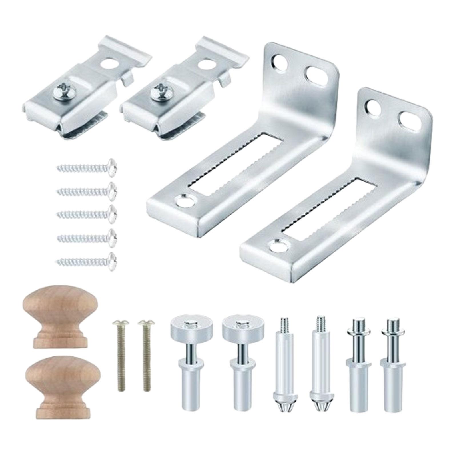 Magideal - Juego De Herrajes Para Puertas Plegables, Juego De Instalación Y Reparación De Puertas, Fácil De Instalar, Reemplazar Piezas, Herrajes Para Puertas De