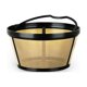 thumbnail image 1 of Filtro de café reutilizable Mr. Coffee Gold Tone grande, 1 of 1