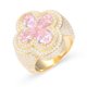thumbnail image 1 of Anillo de Moissanita Brillante para Mujer Anillo de Compromiso de Diamante Creado en Laboratorio de Plata Esterlina S925 Aniversario Promesa Moda Lujo Adecuado para Uso Diario Boda Cumpleaños, 1 of 6