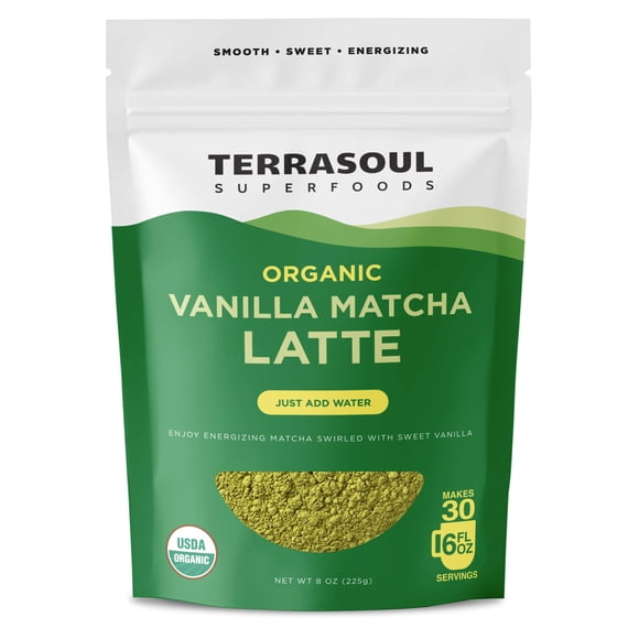 Polvo para Matcha Latte Vainilla Orgánico Terrasoul Superfoods 225 g