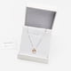 thumbnail image 3 of Collar Punto de Luz Plata Italiana 925 y Cristal Genuino Golden Shadow, 3 of 4