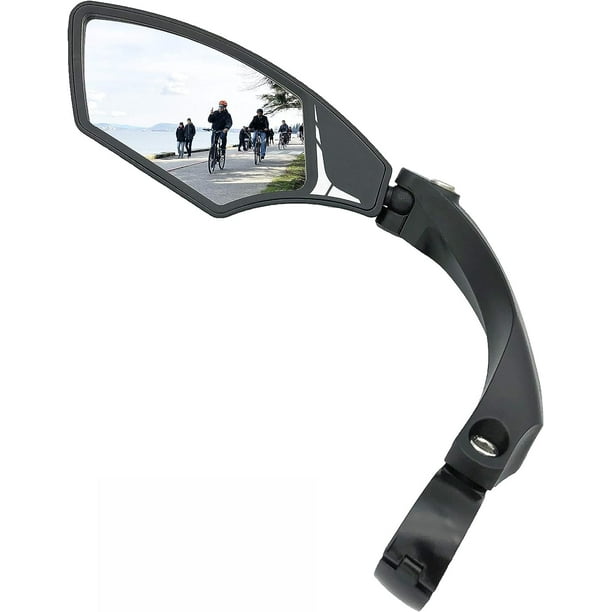 Nuevo espejo retrovisor para manillar de bicicleta, HD, resistente a explosiones, cristal transparente, ajustable y giratorio, retrovisor para bicicleta.