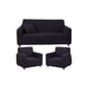 thumbnail image 5 of Juego de Fundas para Sillones 3+1+1 Diseño Hojas Elásticas y Lavables, 5 of 5