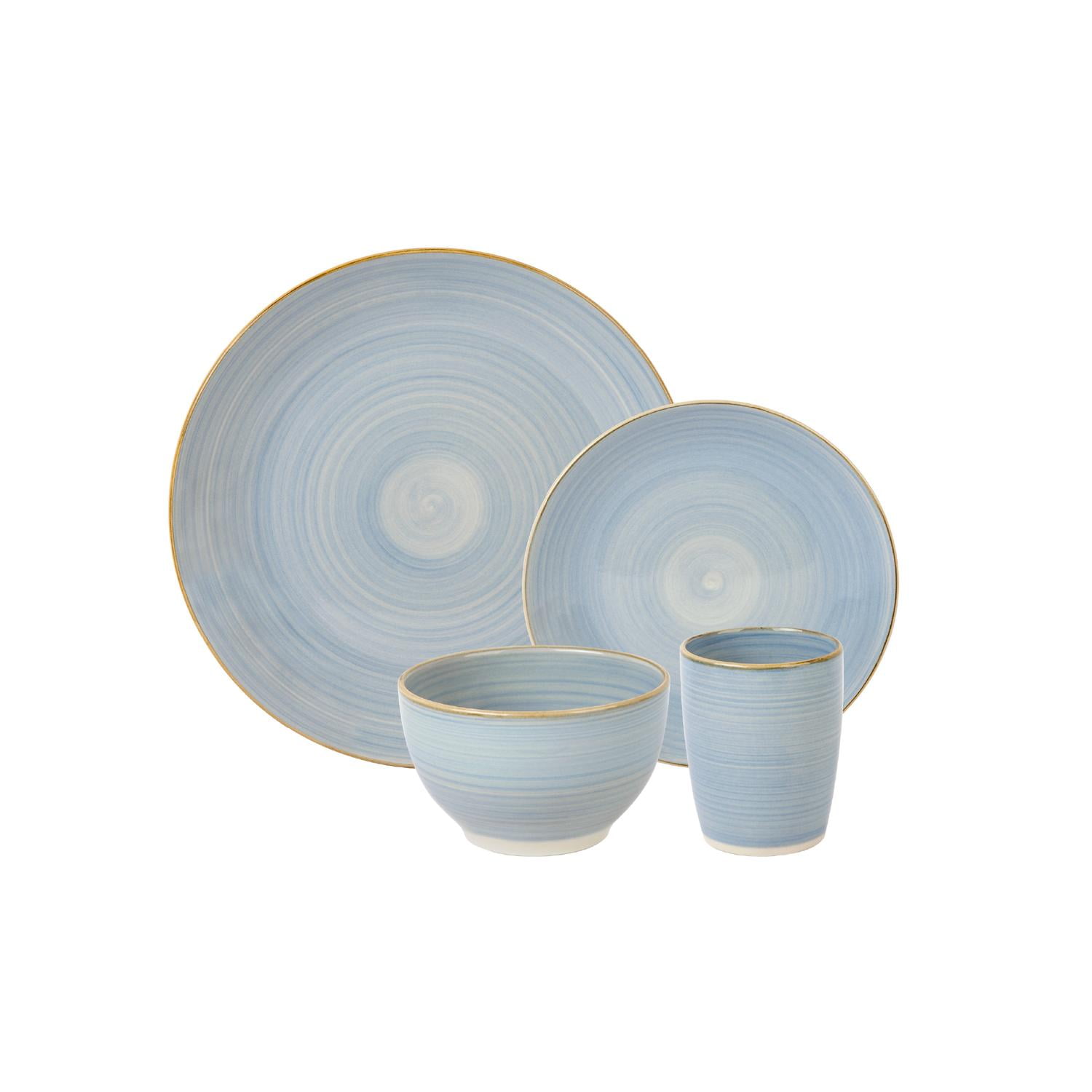 Juego Loza Cerámica 24 Pcs Amalfi Simplit