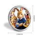 thumbnail image 2 of Peter Rabbit-Theme Round Button Badge: Premium Metal Construction, Ideal for High-End Events 2.8 cm, 2 of 6