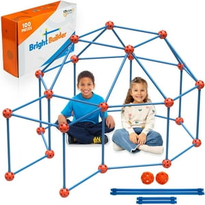 Kit De Construcción Fort Intellio Toys Bright Builders, 100 Piezas