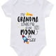 thumbnail image 1 of Newborn Infant Short Sleeve Romper "My Gramdma" Print Bodysuit Onesies For Baby Girls And Boys Toddler Clothes, 1 of 5