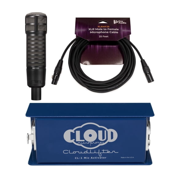 Micrófono Electro-Voice RE320 Dinámico para Voz con Kit Completo