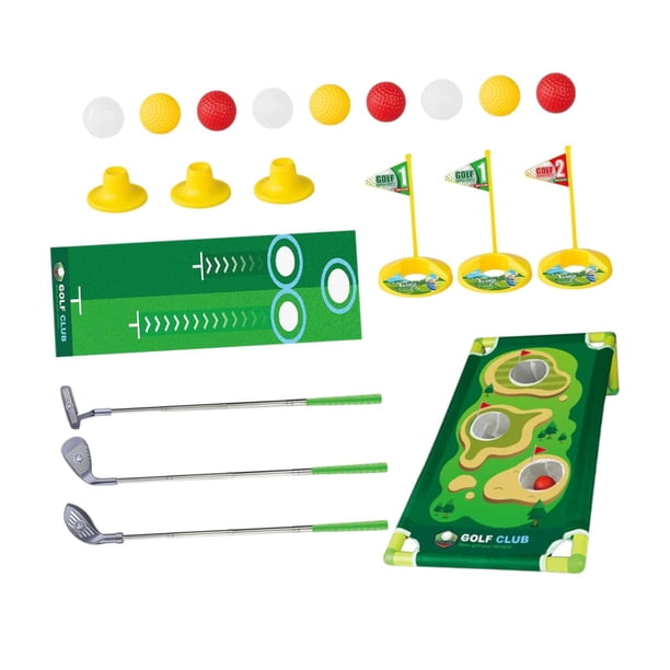 Juego de palos de golf para niños, minigolf, juguetes deportivos, juguete de desarrollo físico, juguete educativo para niñas y niños de 3, 4 y 5 años