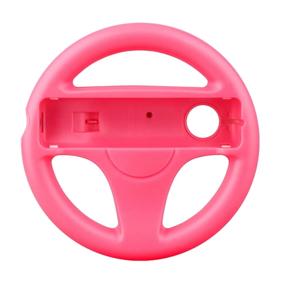 Volante OSTENT para Nintendo Wii, rosa, para juegos de carreras